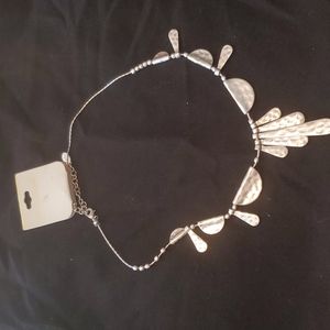 Jade & Jasper silver necklace